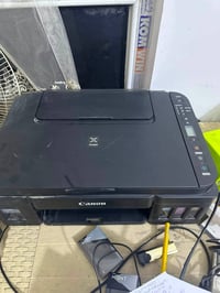 طابعة ملون كانون G3411 نضيفة اي خلل او مشكلة مابيهة كلشي شغال طباعة سك...