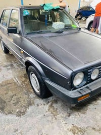 @السلام عليكم كولف عظم موديل 1991 محرك 1800 قبغ اسود  كير اوتماتيك تبر...