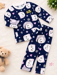 🌸✨ بيجامات أطفال كيوت ومريحة ✨🌸  🐱 رسومات تجنن وألوان حلوة 👶 تناسب من ...