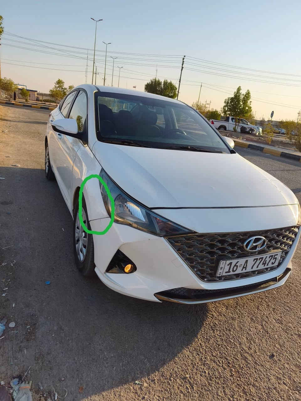للبيع اكسنت وراد كوري  2023 رقم قادسية معوقين حادثها فقط ربع الجاملغ الامامي الايمن كما موضح في الصورة  محرك 1600 
للتواصل الرقم ***********  ومتواجد على الماسنجر  
السعر 135$
