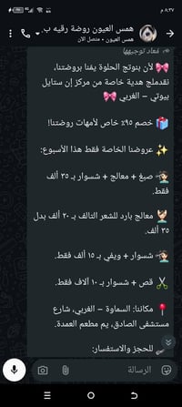 خصم ٩٥% • صبغ وشسوار • السماوة الغربي