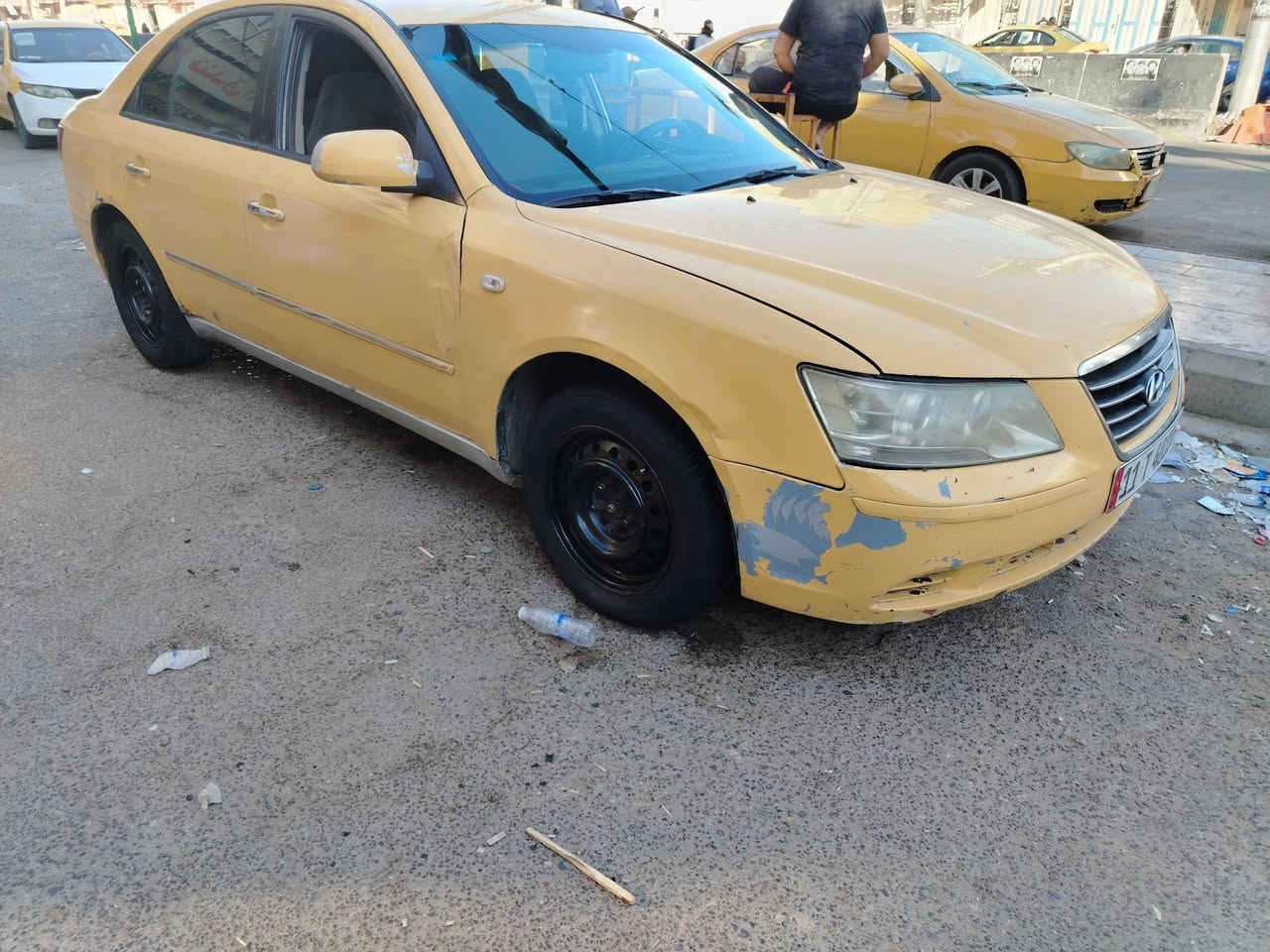سلام عليكم سوناتا 2009للبيع سياره مكفوله جاهزه من كلشي حداديه كير ومحرك تبريد حداديه رقم نكليزي بسمي مصفرا هيه وغرامات السعر 78وبيهه مجال العنوان السماوه رميثه للاستفسار الاتصال ***********
