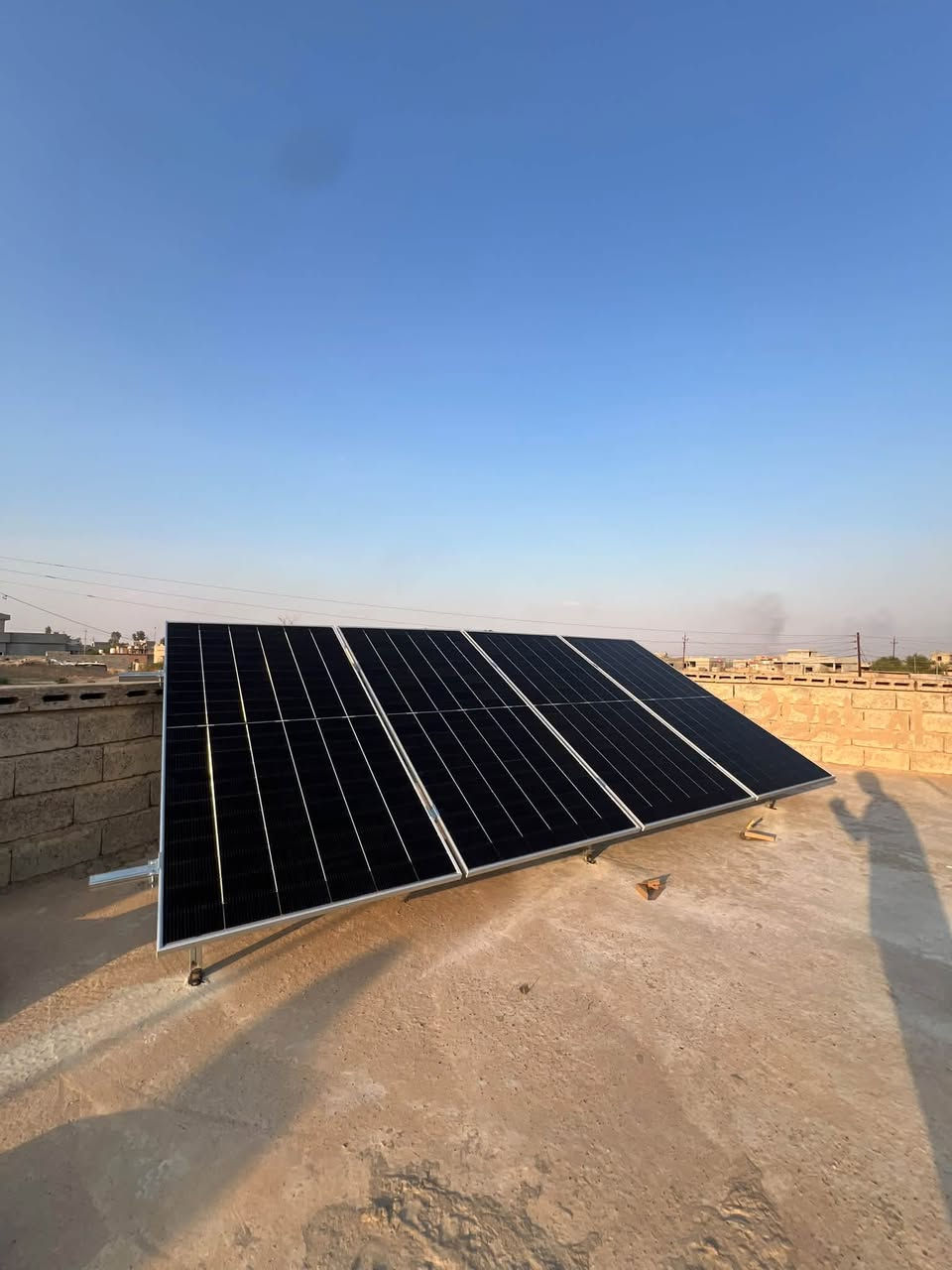 ☀️ شركة المجد للطاقة الشمسية

شاركت كوادر شركة المجد للطاقة الشمسية في تنفيذ وتنصيب منظومة طاقة شمسية في منزل الأخ محمد علي أحمد عبد في الحلوة، وبالمواصفات التالية:

🔹 4 ألواح طاقة شمسية
🔹 إنفرتر فلستي 4 كيلو واط
🔹 بطارية شيساج 8 كيلو واط

⚡ تنفيذ احترافي وبأيدي كوادر متخصصة
☀️ حلول طاقة شمسية لتوفير طاقة مستقرة وموثوقة.

👤 مدير الشركة: حذيفة البوحسيب
📞 ***********

💰 متوفر للبيع نقداً وبالتقسيط

شركة المجد للطاقة الشمسية — طاقة مستمرة، مستقبل أفضل.
