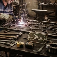 حدادة متنقلة • داخل الكوت • أعمال الحدادة
