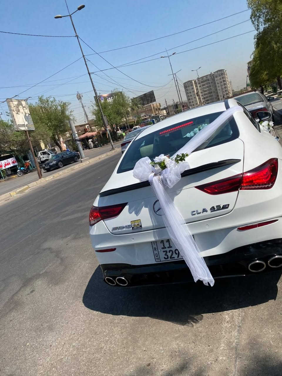 لأن ليلة العمر ماتتكرر••تميز بأفخم #تزين_سيارات، متواجدين طيلة ايام الاسبوع لتثبيت حجوزاتكم🗓 
ارقى الورود ( استيرادنا الخاص) وأفخم التصاميم حسب طلب الزبون، لانتعامل مع التيب والشد حرصاً على نظافة العمل ضمان كامل عدم الحك او الضرر ( لانستخدم المواد لضاره) 
شنو رأيكم بهذا الديزاين؟ شاركونا رأيكم بالتعليقات 👇🏻
للحجز والاستفسار ***********☎️
العنوان البياع مقابيل المعارض مجاور شارع 13
#تزين_سيارات #تزين_سيارات_اعراس #تجهيز_اعراس #البياع #بغداد
