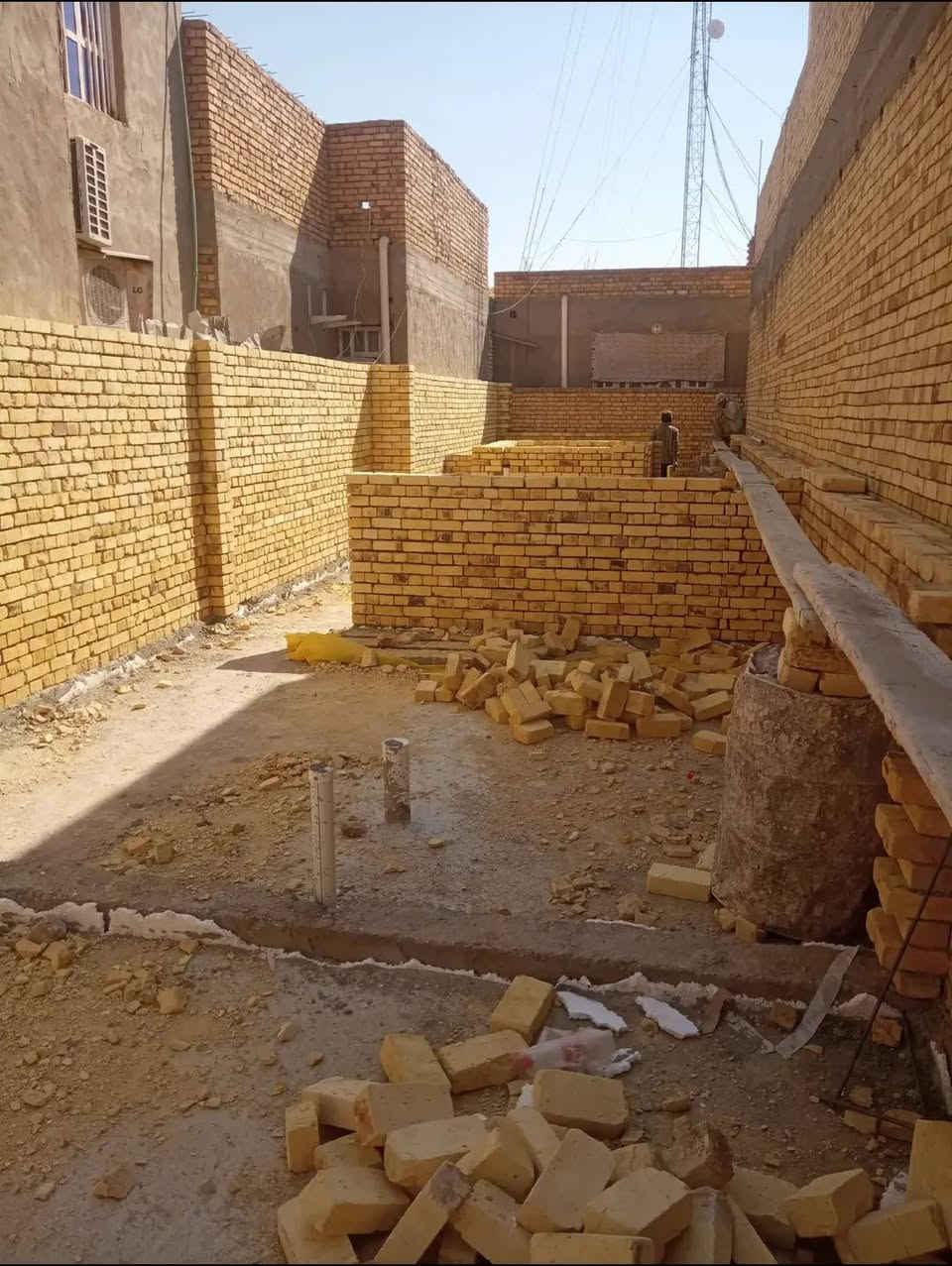 بناء جدران • نجارة السقف • حي الامين الاول