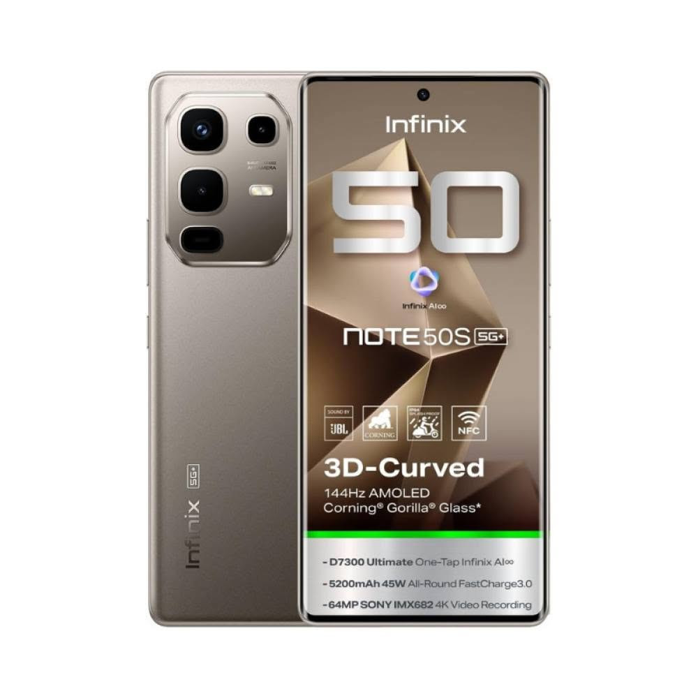 Infinix NOTE 50S 5G
كل غراض موجود شاحن الصلي 45w سمات كروتون سعر 290 الواصل *********** واتساب
