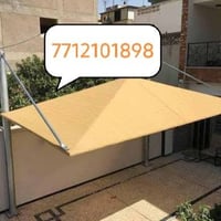 مضلات هرمية ثابتة • قماش بولي ايثيلين • ضمان ١٥ سنة
