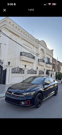 jetta gli autobahn 2022 السياره بيهه ربع او اقل الربع بنيد صبغ هنا نطخ...