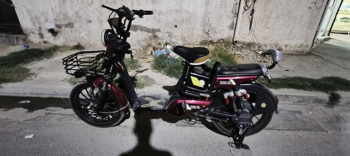 دراجة شحن تايكر
4بطاريات 
من100الى 0
70KM
تشحن من الصفر 100... 
5 ساعات 
شاحنة اصلية موجودة 
مكاني الغزالية شارع المدارس
*********** واتساب واسيا
سعر 300بيه مجال للطيبين 
مراوس بانزين اذا اكو
