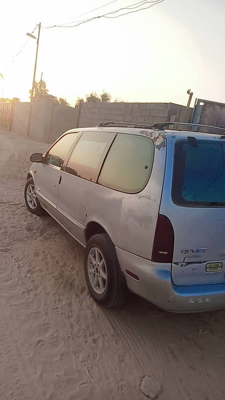 السلام عليكم  لبيع نيسان كويست موديل 1997 سيارة نضيفه ابلاديه سعره 40 ورقة وبيه مجال شويه لتواصل ***********

