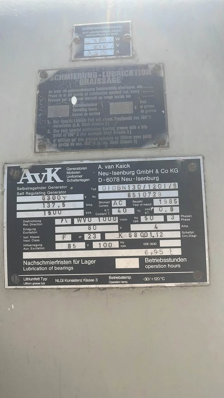للبيع مولدة DEUTZ ألمانية أصلية 1500 KVA 🔥

إذا تبحث عن مولدة صناعية قوية تتحمل أصعب ظروف التشغيل فهذه هي الخيار المناسب.

✅ ماركة: DEUTZ KHD الألمانية الأصلية
✅ القدرة: 1500 KVA
✅ تعمل على النفط الأسود (Heavy Fuel Oil)
✅ تشغيل اقتصادي ومصممة للعمل المستمر
✅ اعتمادية عالية وعمر تشغيلي طويل
✅ مناسبة للمصانع، المعامل، المشاريع الكبيرة ومحطات الإنتاج.

💪 صناعة ألمانية معروفة بجودتها وقوتها، جاهزة للعمل وتلبي احتياجات الأحمال الكبيرة
 الموقع 📍 : اربيل
� للتواصل على الخاص أو الاتصال مباشرة
***********
