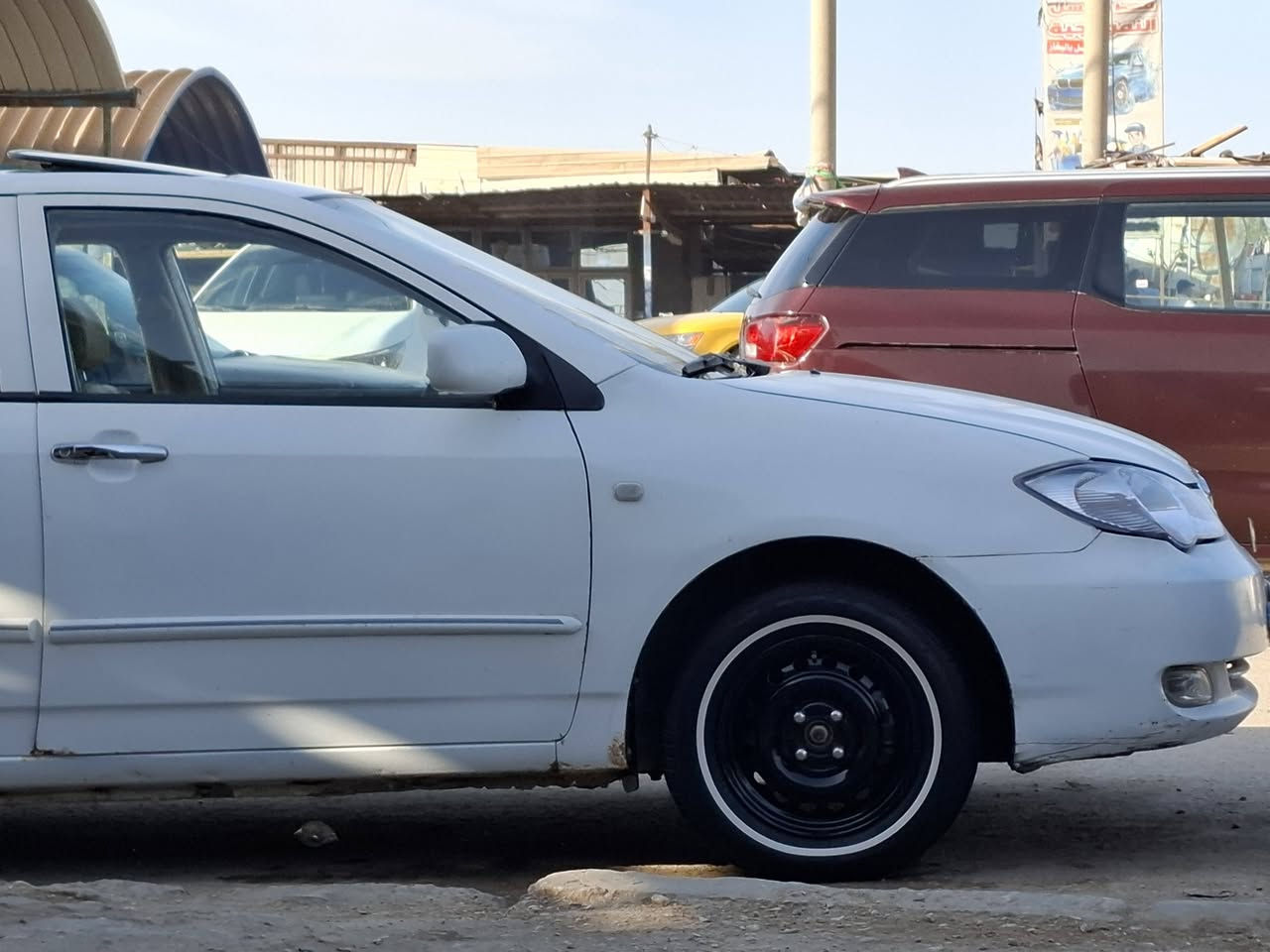 السلام عليكم
BYD.f3
السياره حلوه شوفت عينك.
بيه الجملخ الخلفي اليسر.
ولباقي كفله.
كير عادي. 
تخم تايرات جديد.
زوج مازدات وبك ليت جديد.
السعر58.وبيه مجال. 
حك الجيه.
المكان كربلاء. 
الرقم:***********.
