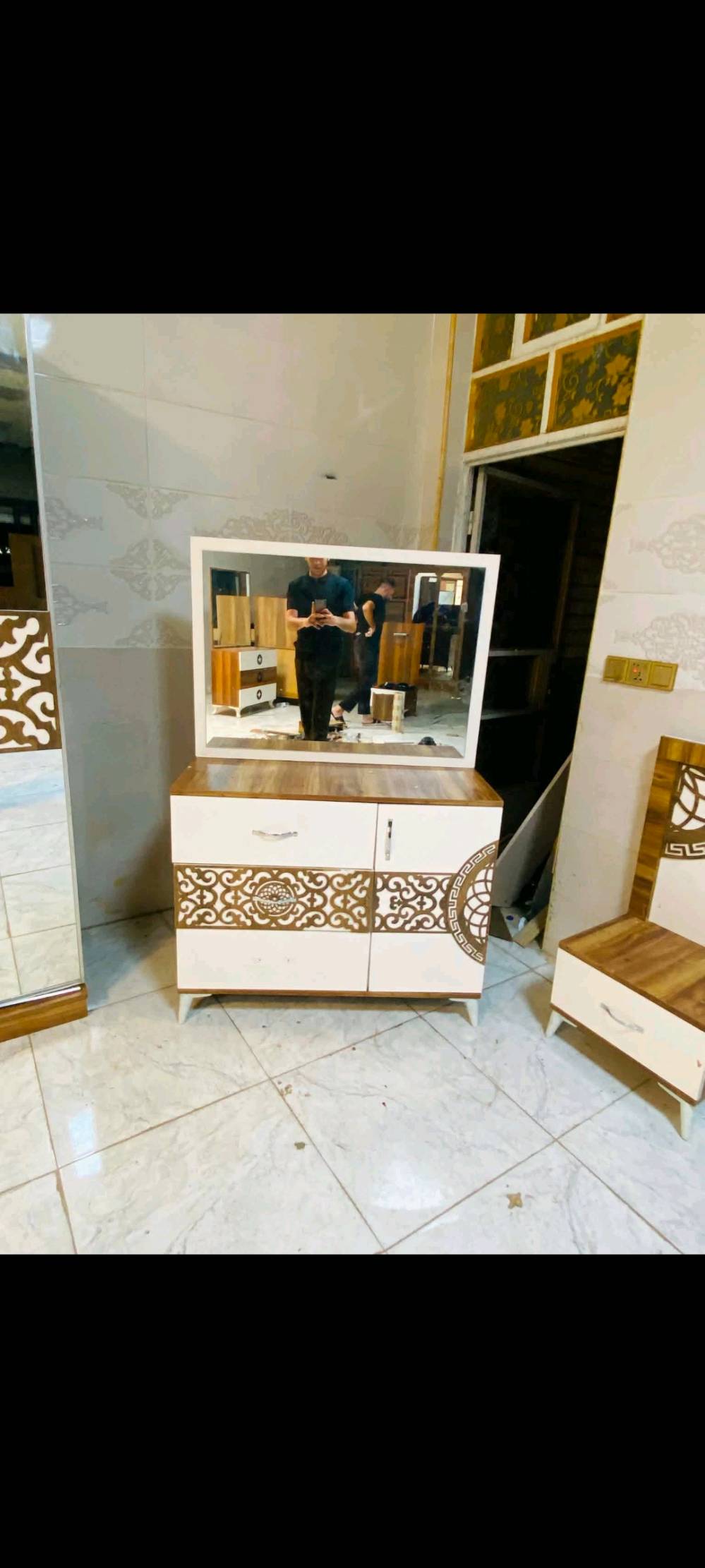 غرفة سلايت نضافة ٨٥ قطع ٥ سعر ٣٧٥ توصيل متوفر داخل بغداد مجاني مع شد
