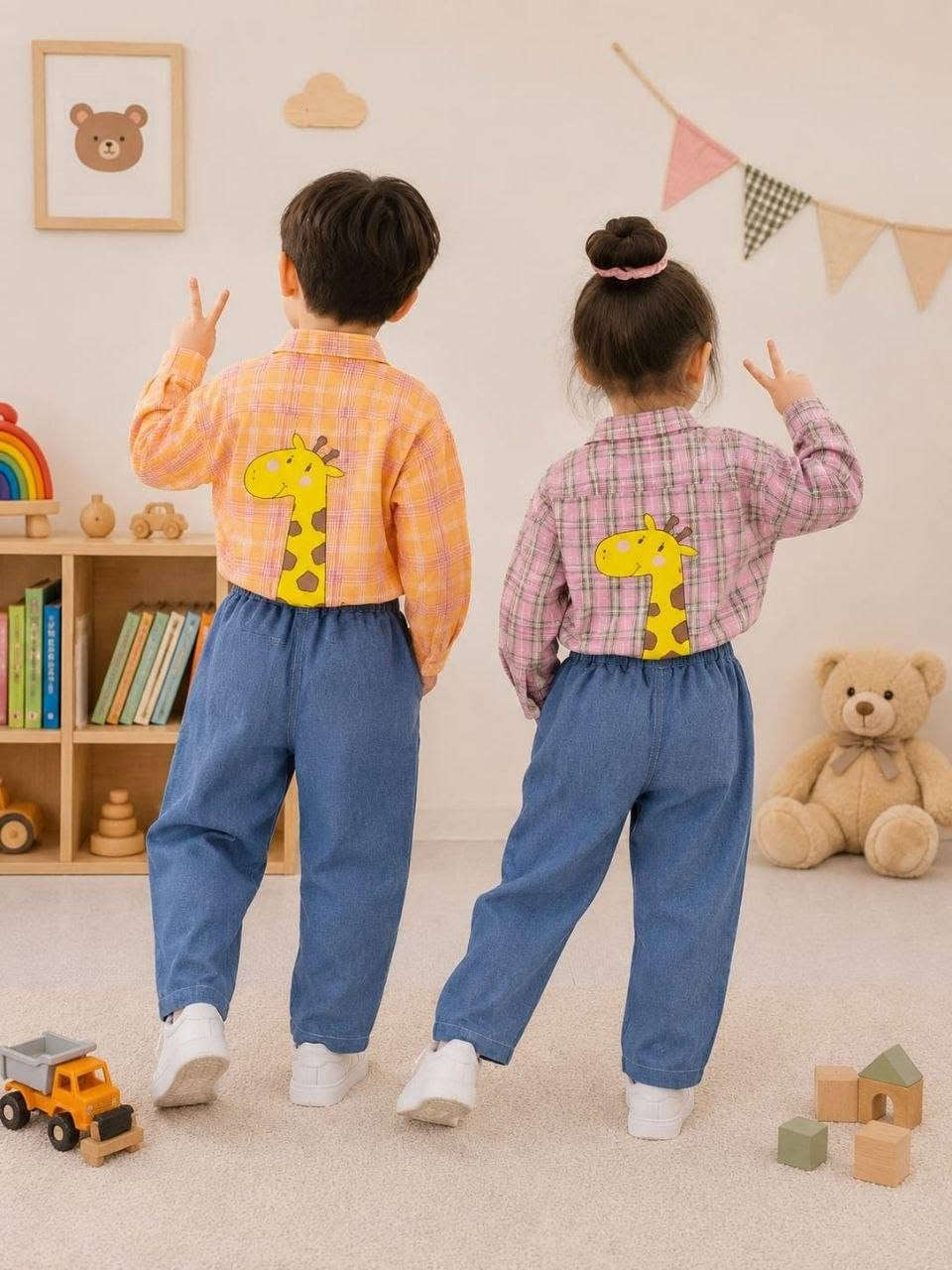 👕🎀 ملابس طلعة ولادي وبناتي 🎀👕
👧👦 الأعمار: 2 – 5 سنوات
💰 السعر: 8,000 دينار فقط
📲 للطلب والاستفسار واتساب: ***********
📍 بغداد – الحرية الثالثة
🚚 توصيل لجميع المحافظات
