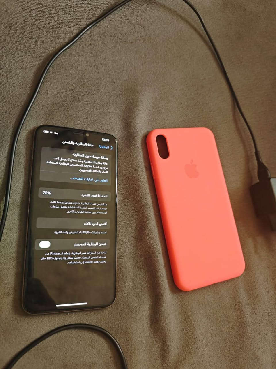 آيفون XS ماكس • ذاكرة ٢٥٦ • فيس ايدي يخربط