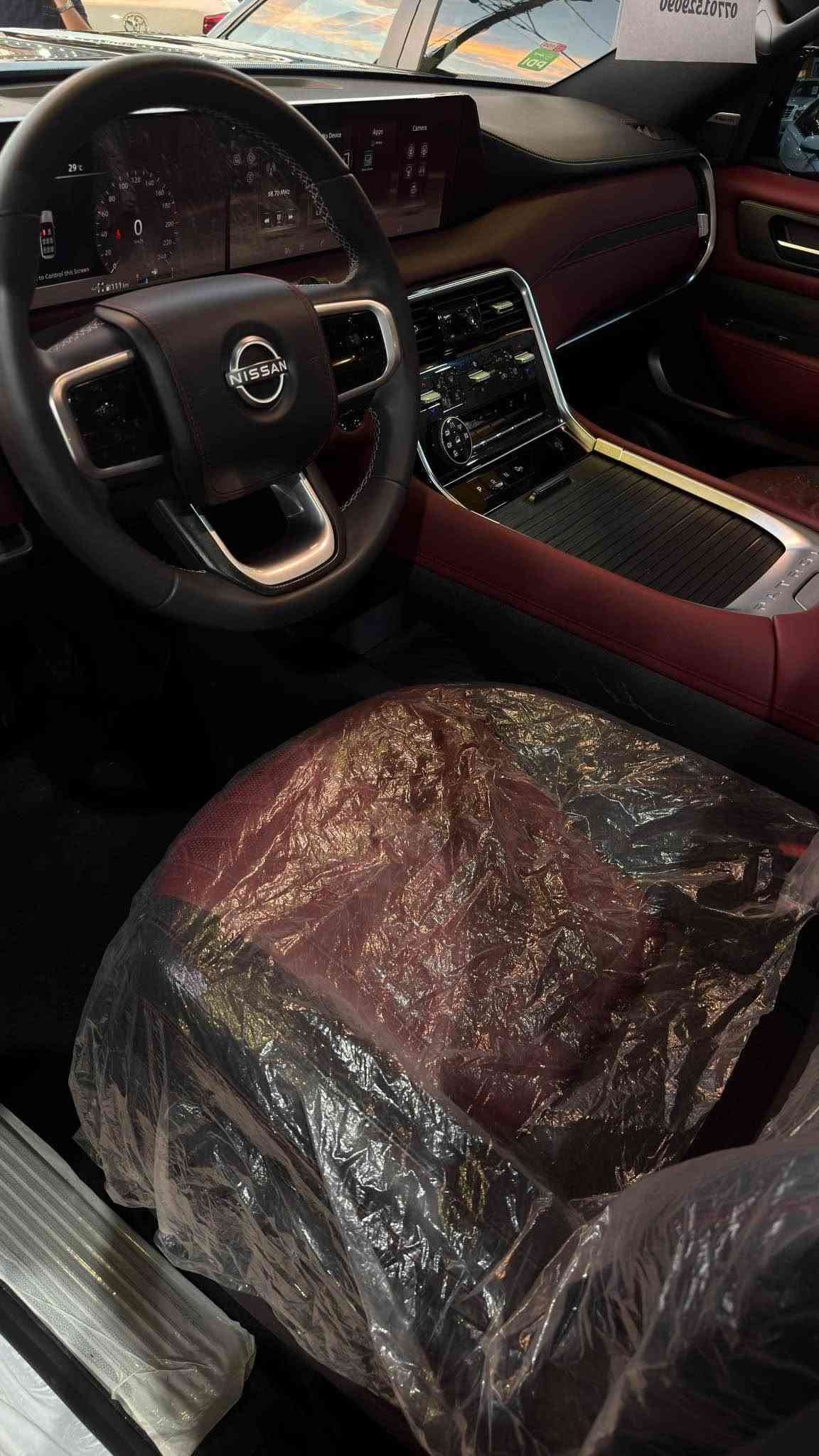 🔷 Nissan Patrol platinum  2026 للبيع 🔷
نيـسان باترول platinum 
‎📍شركة السور
✨ فئة platinuim فول مواصفات 1/1
✨ داخل احمر
 راقي وجگات مميزة
✨ نفس وكالة وعلى حلاوتها
📏 الممشى:10 ألف كم حقيقي – شرط
🔒 السيارة مكفولة كفالة عامة من دعامة لدعامة
بدون صبغ، بدون شخط
محرك وگير شرط، برغي مامفتوح
بدون صوت، بدون تبخير، جاهزة 100%
————————————————————————-
‏‎🌟 المواصفات
• بانوراما
• جگات كهربائية تصعد وتنزل
 • بصمة وتشغيل عن بعد
• رادارات أمامي وخلفي وجانبي
• 3 شاشات خلفية + DVD
• 5 كاميرات + كاميرا 360
• كشنات جلد داخل احمر
• تدفئة وتبريد + ميموري
• كشنات كهربائية
• ثلاجة (سلاجة)
• صندوق كهربائي
• شاشة كبيرة
• حساسات أمامية وخلفية
• مرايات شفط وكهربائية
• وغيرها هواية مواصفات
—————————————————————————
💰💰💰سعرر:::788$$$$ ورقة و بيها مجال قليل
🌇🌇مکان:::داخل سليمانية معرض شڤان
☎️☎️رقم موبايل::***********–*********** السليمانية, العراق

نص مكتوب في الصور:
- 2026
- السور
- ***********