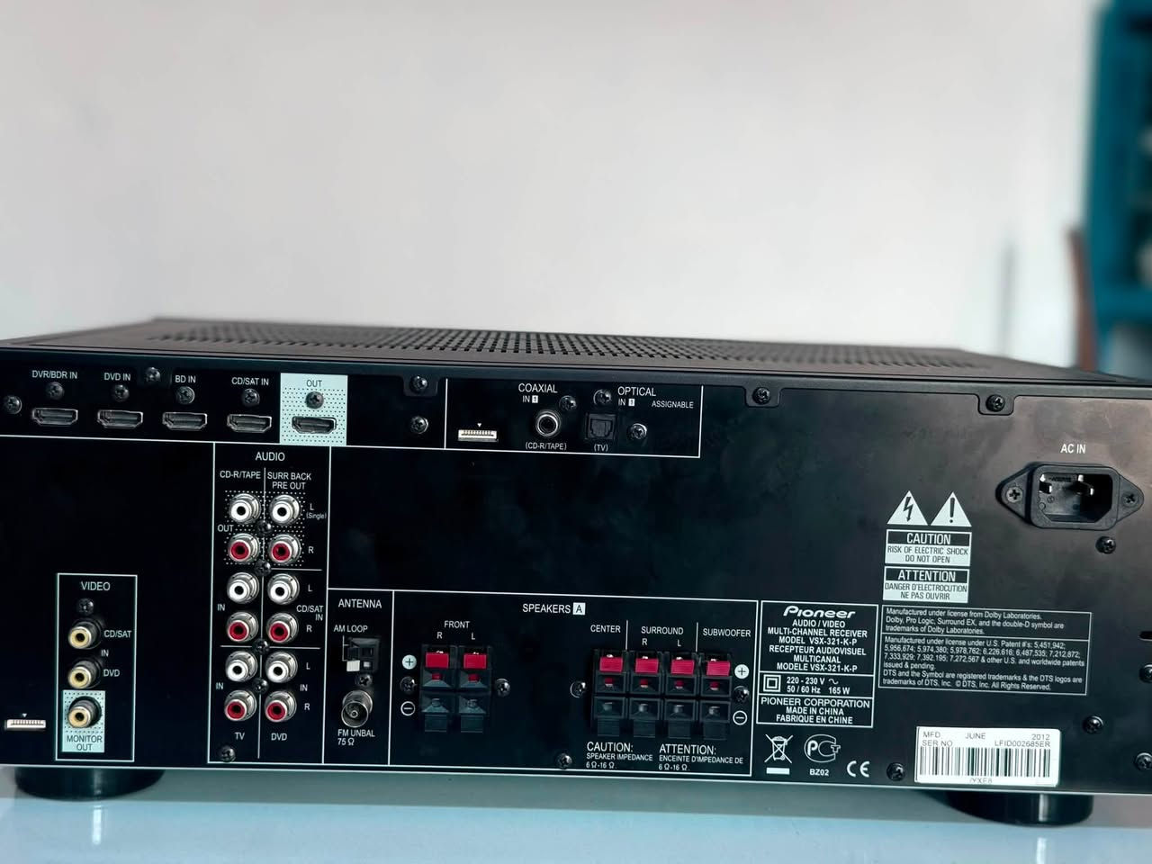 🎶 للبيع — Pioneer AV Receiver 🎶
جهاز Pioneer Receiver بحالة جيدة ونظيف، مع الريموت الأصلي.
🔹 صوت قوي وواضح
🔹 يدعم عدة مداخل ومصادر صوت
🔹 تحكم كامل من الريموت
🔹 مناسب للبيت والمسرح المنزلي
🔹 الجهاز والريموت ظاهرين بالصور
💰 السعر: 150,000 دينار عراقي فقط
📩 للجادين مراسلة خاص أو الاتصال على الرقم التالي ***********
