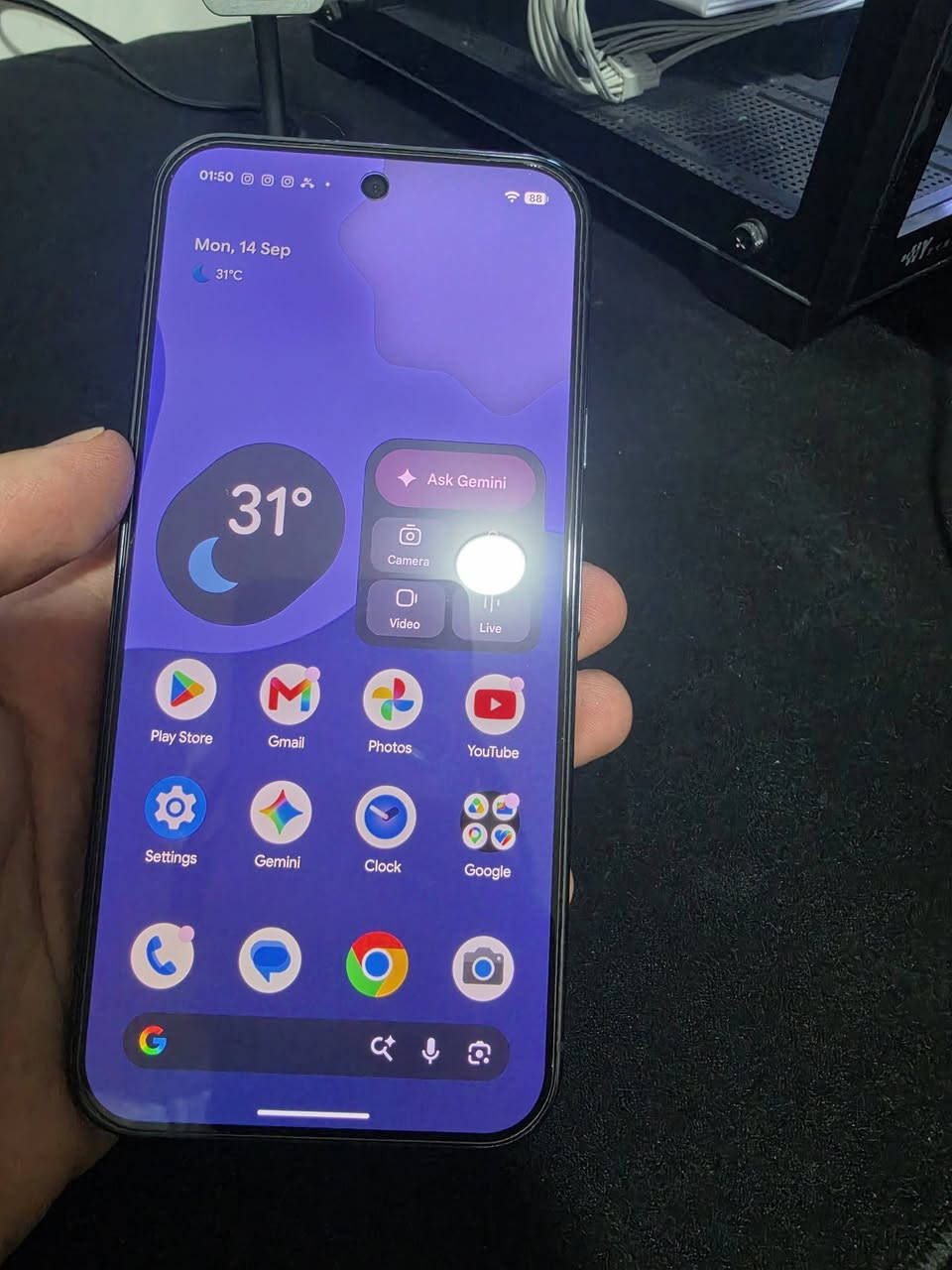 PIXEL 10 PRO XL 256GB

بكسل ١٠ برو اكس ال عالمي مفتوح شبكات للبيع
الجهاز نظيف جدا و غراضة كامله 
256gb 
بطارية ١٠٠% 

السعر مليون و ١٥٠ الف 
مكاني بغداد ومتوفر توصيل
***********
