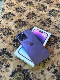 اخوان ايفون14برو ماكس بطاريه93🔋 ذاكره256 الجهاز مبدل شاشه نوعيه ممتازه...