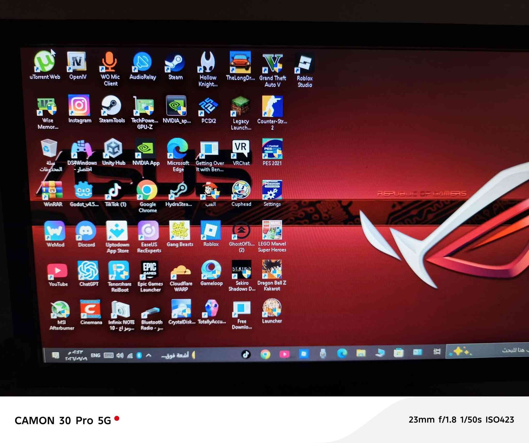 pc للبيع
بيسي للبيع موصفات 
cpu i5 معالج  جيل الرابع 4670 
كرت الشاشه 1050ti 4g asus 
رام ddr 3 16g 8+8
التخزين 512hdd للعاب     للنظام 128sdd
ويندز 10 مفعل 
ويا شاشه 60hz 
ويا يو بي اس 
ويا ماوس وكيبورد rgp 
ويدة اكس بوكس 360 
تجي منصبه عليها العاب كاما موضح بالصورة حسب الطلب
سعر 300الف كاملة
كاملة بس شد والعب باقي التفاصيل بالصور لاستفسار خاص رقم التواصل ***********
