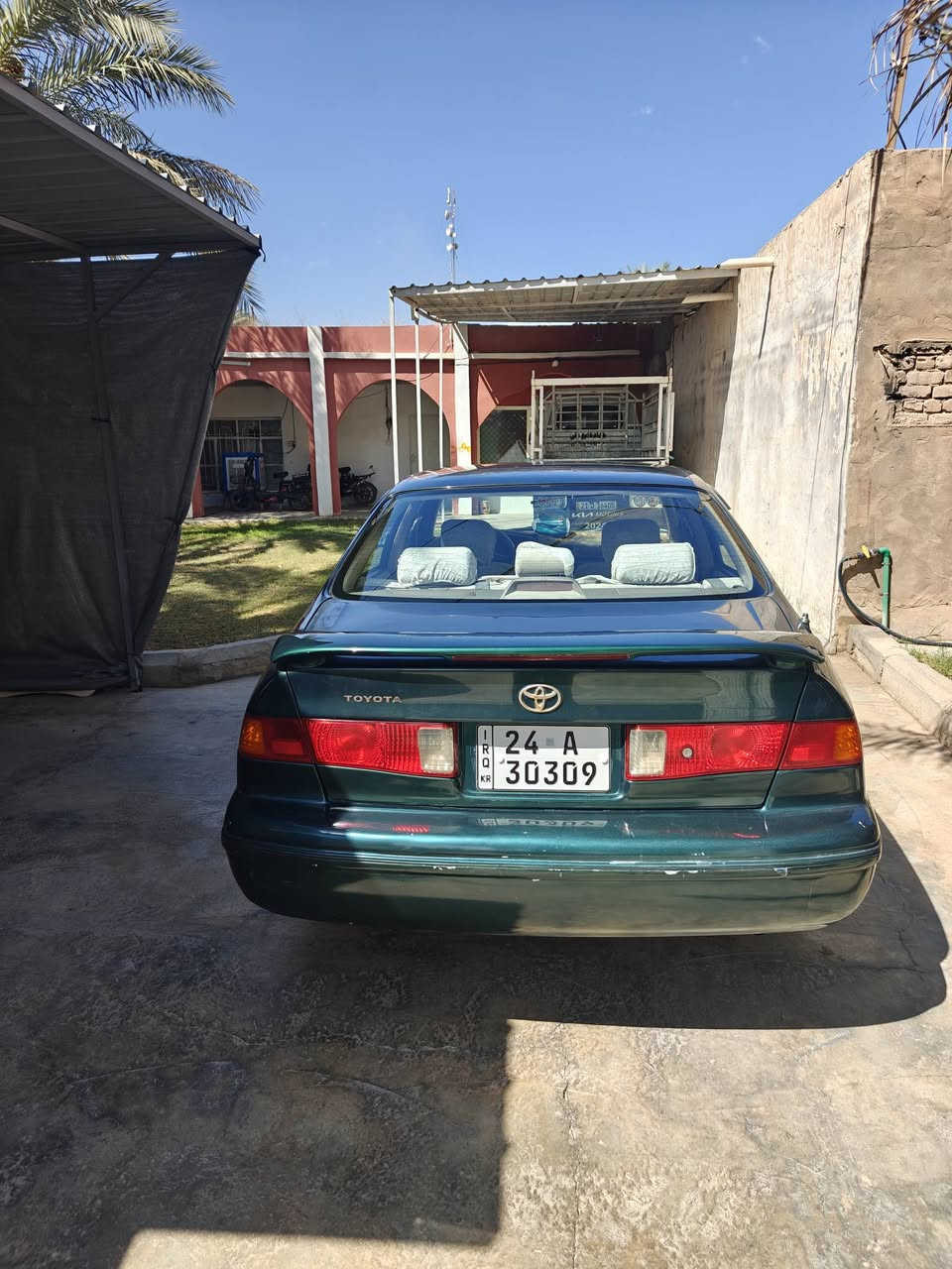 السلام عليكم للبيع تيوتا كامري موديل 2002
مكينه 2200 ام الچف
السياره داخله دشبول وبطاين وكشنات كلش جديد
مكينه وكير مكفولات
تخم تاير جديد
باتري جديد 
تدفئة تبريد 
صدر امامي خلفي جديد
السياره بيهة 3 قطع صبغ
السياره ترايك وين متريد 
رقم دهوك مميز باسمي رقم وهزه وسنويه جدد
مكاني ديالى المقدادية
***********
السعر 83 وبيها مجال
