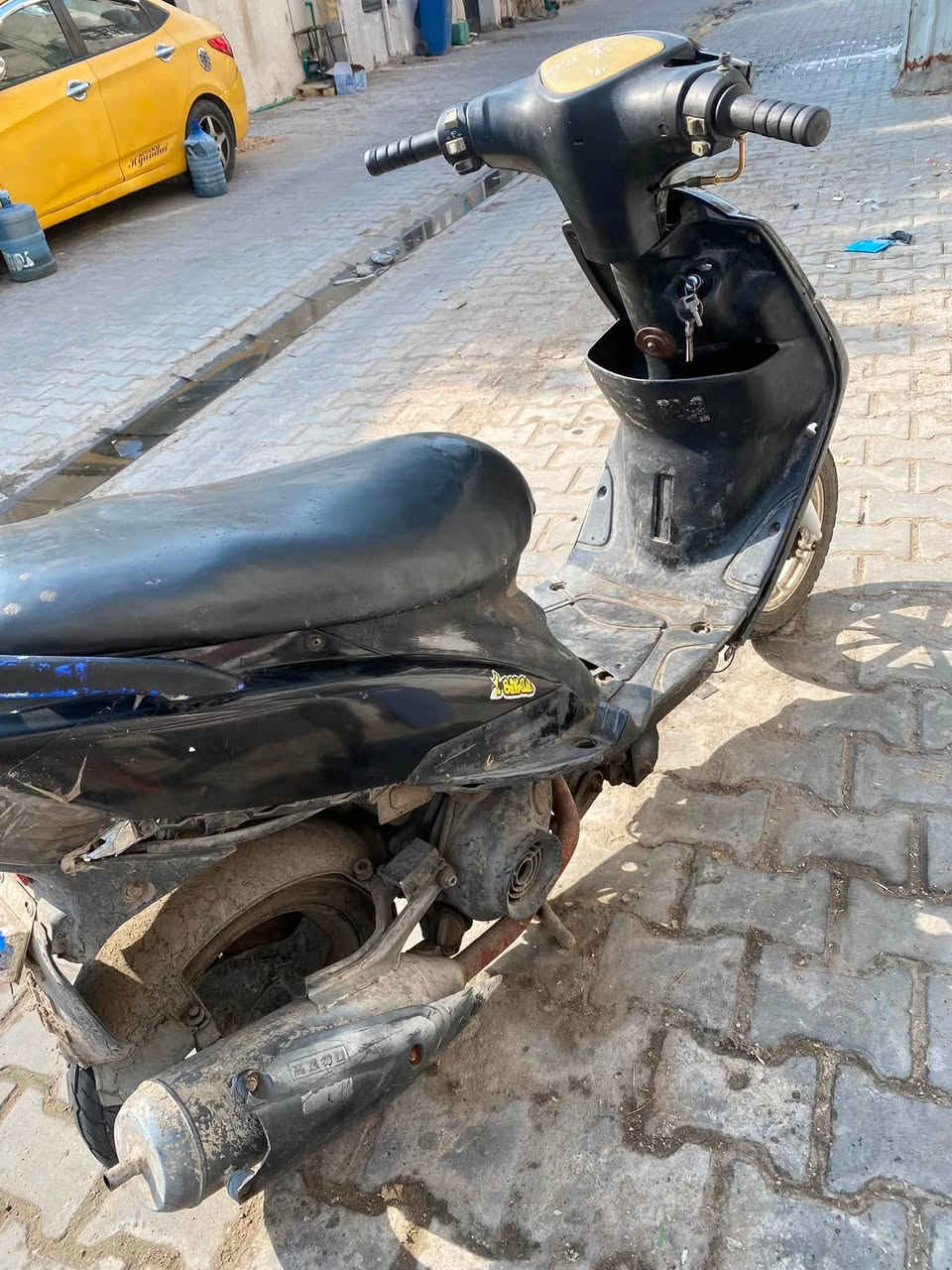 السلام عليكم دراجه ماكس عدله نظيف شغاله كلشي ما بيها بريك خلفي شغال لايت امامي شغال دراجه شغاله ونضيفه سعرها 500 وبيها مجال بصيط مكاني بغداد الحريه الاستفسار الرقم ***********
