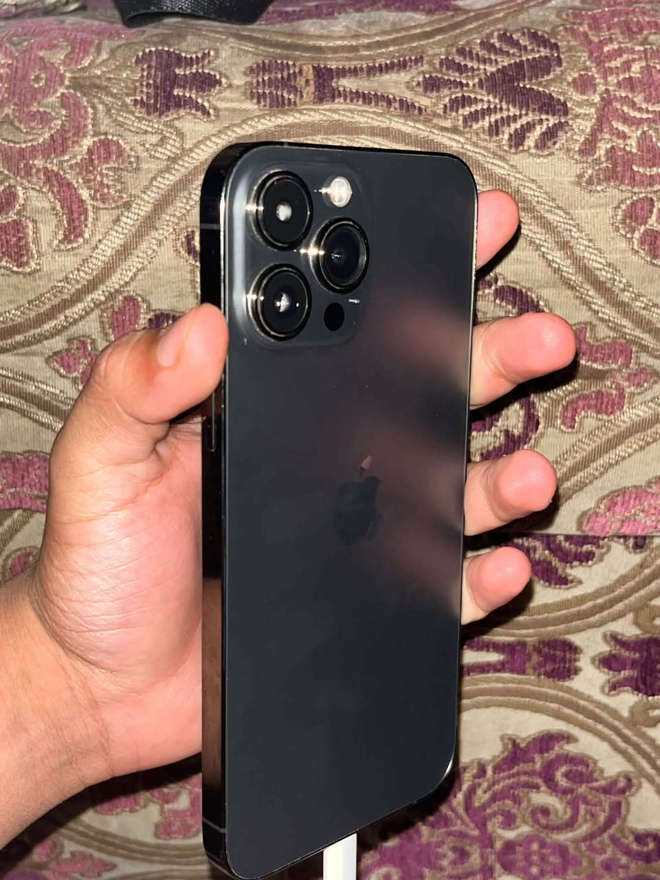 ايفون١٣برو ماكس
ذاكره٢٥٦
لون اسود 
نموذجZP/A
البطاريه٧٦بلاديه
_______________________________________
ملاحظة ⚠️
١-مستبدل فقط شاشه نوعيه جيدة فيس ايدي متوقف ٢-بدون ملحقات
_______________________________________
سعره ٤٧٥وبي مجال
مكاني نجف حي الوفاء قرب مدرسةدارك
رقم***********
فقط وتساب ❤️

نص مكتوب في الصور:
- NordVPN Browse with better online protection SAVE UP TO 70% Fast, secure VPN with threat protection and global servers. Get N جهات ا... يمكنك هـ الاتصال الـ 3uTools iDevice Verification Report www.3u.com Test Item Ex-factory Value Read Value Test Result Device Model iPhone 13 Pro Max iPhone 13 Pro Max Normal Device Color Front Black, Rear Graphite Front Black, Rear Graphite Normal Hard Disk Capacity 256GB 256GB Toshiba TLC Normal Sales Model MLLA3 MLLA3 Normal Sales Area ZP/A ZP/A Normal Model Number A2643 A2643 Normal Bluetooth Address F4:65:A6:F3:0D:39 F4:65:A6:F3:0D:39 Normal Cellular Address F4:65:A6:EE:51:E8 F4:65:A6:EE:51:E8 Normal Wi-Fi Address F4:65:A6:F2:DF:3F F4:65:A6:F2:DF:3F Normal Serial Number HTP******4WQR HTP******4WQR Normal Mainboard Serial No. F3Y13632KQM0XDK8 2021-09-01 F3Y13632KQM0XDK8 2021-09-01 Normal Battery Serial Number F5D13162R4W13X989 2021-07-31 F5D13162R4W13X989 2021-07-31 Normal Rear Camera DN81321DT2NQ1NMCJ 2021-08-02 DN81321DT2NQ1NMCJ 2021-08-02 Normal Front Camera DNM13053YCRQ7H568 2021-07-23 DNM13053YCRQ7H568 2021-07-23 Normal Screen Serial Number ... User decision needed How to judge? Testing Score 97 Production Date 2021/09/01 (36th Week) Warranty Date Inquiring... Apple ID Lock On iOS Version 26.6.1 (23G83) Activated Yes Jailbroken No Battery Life 76% (Replacement is advised) Charge Times 1669 Times Wi-Fi Module Low Temp Wi-Fi Report Date: 2026-10-03 Carrier Status Domestic SIM card needed Verify Serial Number Yes Verify UDID Yes Verification completed, no abnormalities found Hide serial number Watermarks Screenshot Close
- Testing Score 97
- Production Date 2021/09/01 (36th Week )
- iOS Version 26.6.1 (23G83)
- Battery Life 76% (Replacement is advised)
- Carrier Status Domestic SIM card needed
- Report Date: 2026-10-03
- Verification completed, no abnormalities found
- Warranty Date Online Query
- Activated Yes
- Charge Times 1669 Times
- Verify Serial Number Yes
- Jailbroken No
- Wi-Fi Module Low Temp Wi-Fi
- Verify UDID Yes
- Watermarks
- Screenshot
- Close