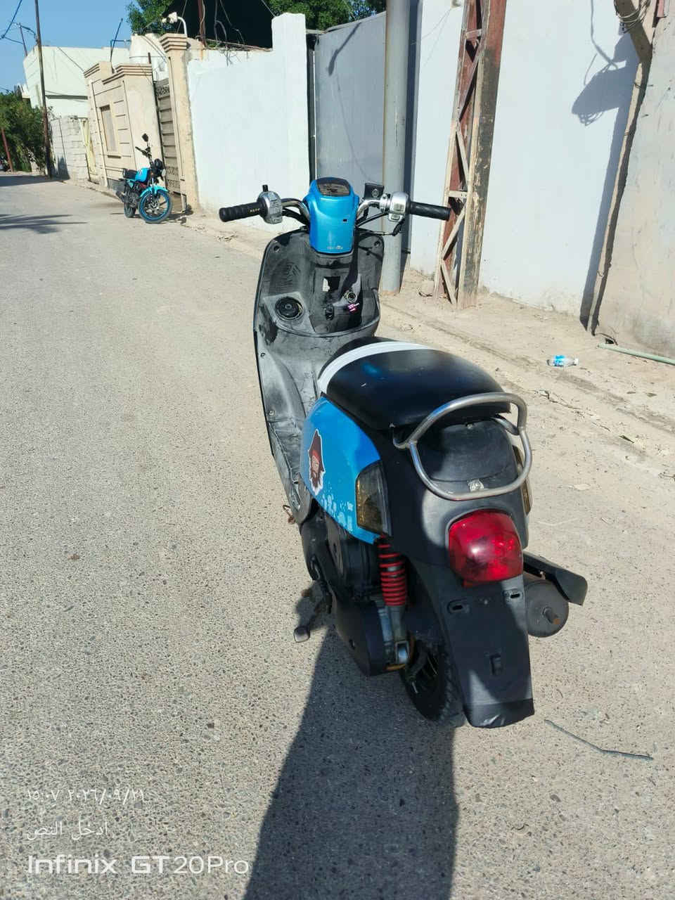 السلام عليكم عرض دراجه بوليس للبيع دراجه  اي نقص ما بيها كفرات مختلفه ختم واحد الماكينة مامفتوحة شرط على الفحص السعر٥٧٠ وبيهة مجال العنوان ديالى بعقوبة الرقم ***********

نص مكتوب في الصور:
- ١٥:٠٦ ٢٠٢٦/٠٩/٢١
- أدخل النص
- Infinix GT 20 Pro
- 15:06 2026/09/21
- Infinix GT 20Pro
- ١٠:٠٦ ٢٠٢٦/٠٩/٢١
- ١٥:٠٧ ٢٠٢٦/٩/١
- ادخل النص...
- ١٥:٠٧ ٢٠٢٦/٠٩/٢١
- ١٠:٤٢ ٢٠٢٧/٠٩/٢١
- ادخل النص