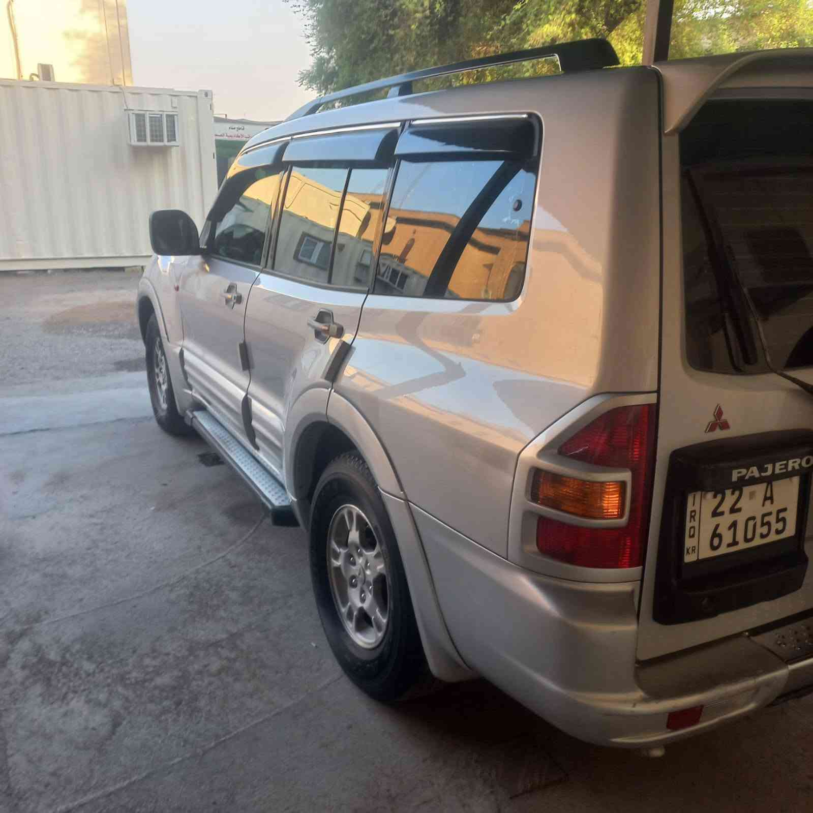 سلام عليكم باجيرو موديل 2002 بدون صبغ ولا ضربه سياره ب اسمي مكاني بغداد الشعب السعر 83 وبيها مجال للاستفسار ***********
