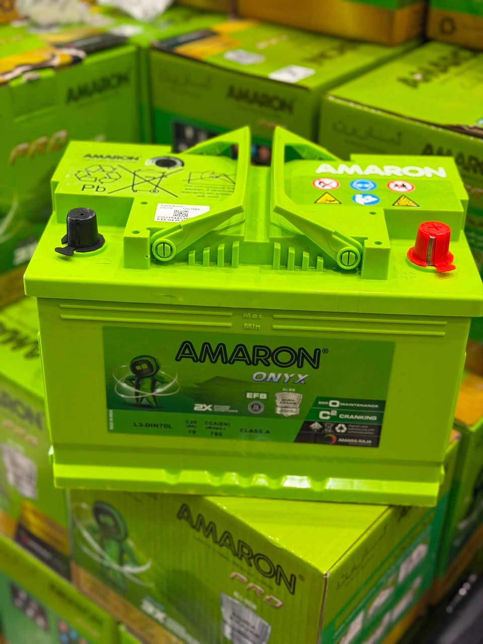🔋 بطاريات أمارون الأصلية – الخيار الأول لأصحاب السيارات 🔋
لا تخاطر ببطارية تجارية قصيرة العمر… اختر بطاريات أمارون الأصلية وتمتع بأداء قوي واعتمادية تدوم.

✅ تشغيل سريع وقوي
✅ عمر افتراضي طويل
✅ مقاومة ممتازة للحرارة والظروف القاسية
✅ ضمان رسمي لمدة سنة
✅ متوفرة لمختلف أنواع السيارات (العادية، AGM، EFB)

📍 الوكيل الحصري لبطاريات أمارون في محافظة نينوى – الموصل

📞 للاستفسار والطلب:
☎️ ***********
☎️ ***********

🚗 أمارون… طاقة تدوم وثقة مع كل تشغيل. 💚
