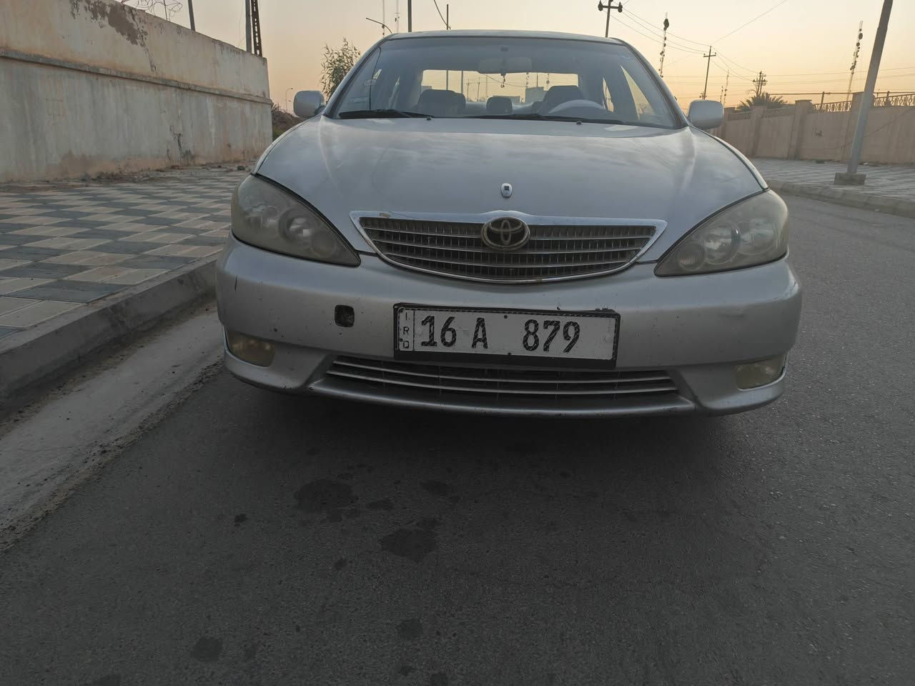 كامري 2004 خليجي مكينه2400
جاهزه..مكينه..كير..تبريد..حداديه.. تخم تاير.. 
مرشوشه جماليه بيها ظربه يم قفل الجنطه واصله للحوض قليل جداا. السعر 69 وبيها مجال.. رقم انكليزي بسمي
مكان واسط... خاص او اتصال   *********** .. او واتساب....
