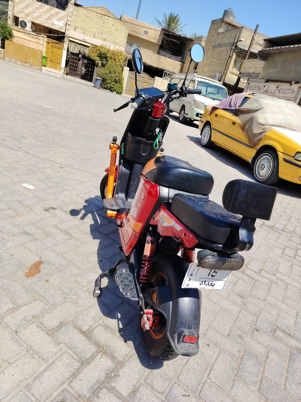 سلام عليكم عدي دراجه شحن نوع ار 900درتجه كلوه وتخبل وجديده والله تاخذه مني ضل ترحملي دراجه جديده بعمه لكلمه اني محتاج فلوس وريد ابيعه بطرياته جدد مكاني بغداد بل حبيبيه لسعر 325قفل قفل قفل قفل رقمي ***********بي واستاب دراجه شغاله وتخبل