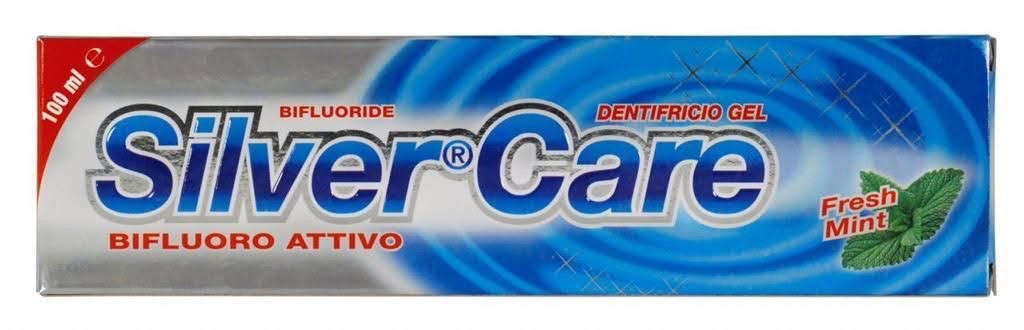 SILVER CARE ,
 WHITENING
 عرض.  خاص. TOOTHPASTE,
معجون الأسنان المبيض ،للأسنان البيضاء اللؤلؤية بتركيبة وشكل جديد ومتطور .
يحتوي على البيرلايت وكربونات الكالسيوم لمنع الترسب والحفاظ على بياض الأسنان ،
بنكهة النعناع القوية لنفس منعش يدوم طول اليوم .

صنع في إيطاليا 
Made in Italy

متوفرة في   ماركت جامعه. سنتر حي الجامعه. شارع ٦٦.      مجاور كليه. أداره. واقتصاد                             هاتف      ***********
