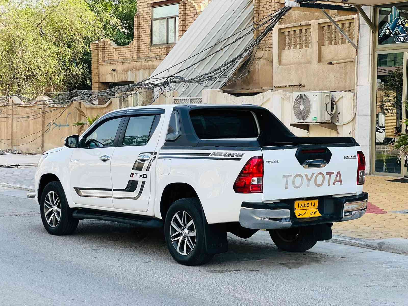 للبيع فقط
تيوتا هايلوكس مديل 2017  كفاله عامه من الضربه والصبغ والتبديل السعر 177وبيهه مجال للستفسار اتصل***********رقم اربيل تحويل وكاله مضمون مواصفات مكينه وكير مكفولات مكينه كاز كير عادي تحكم ستيرن شاشه دشبول كامره خلفيه مثبت سرعه مانع نزلاق حساسات مري كهربائي تبريد ثلج تخم تاير حداديه جديده سياره جديده وجاهزه واي نقص مابيهه المكان كربلاء
