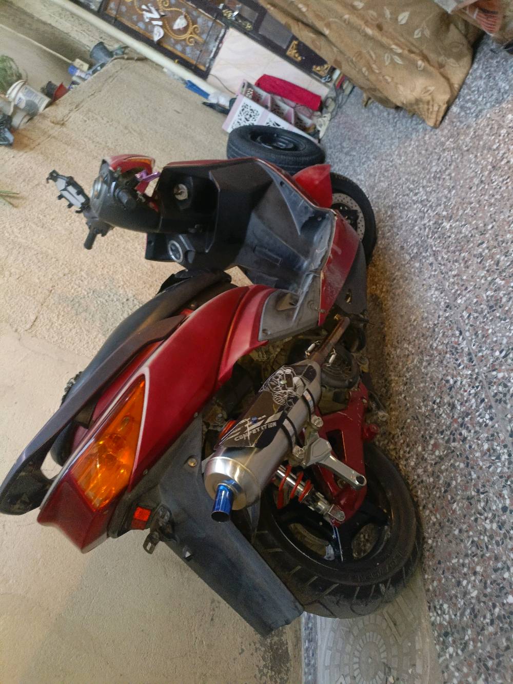 سكنس فحل محركها خير من الله مبدل ولفات مال شركه واحد عله واحد نقصها سلف 530الف دراجه كلجات جديده رياضي صالنصه رياضي فقط تزويد خارجي 
