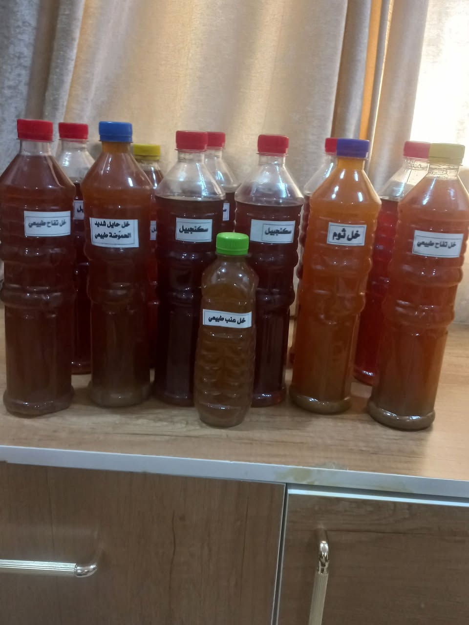 خل تفاح • خل تمر • شراب زنجبيل