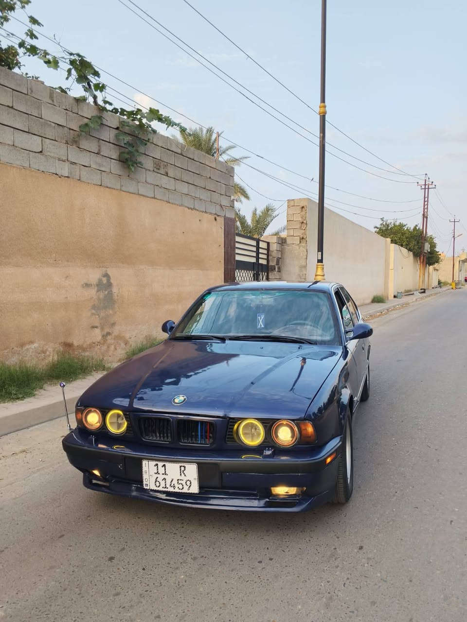 بي ام 525 • موديل ٩٠ • رقم بغداد