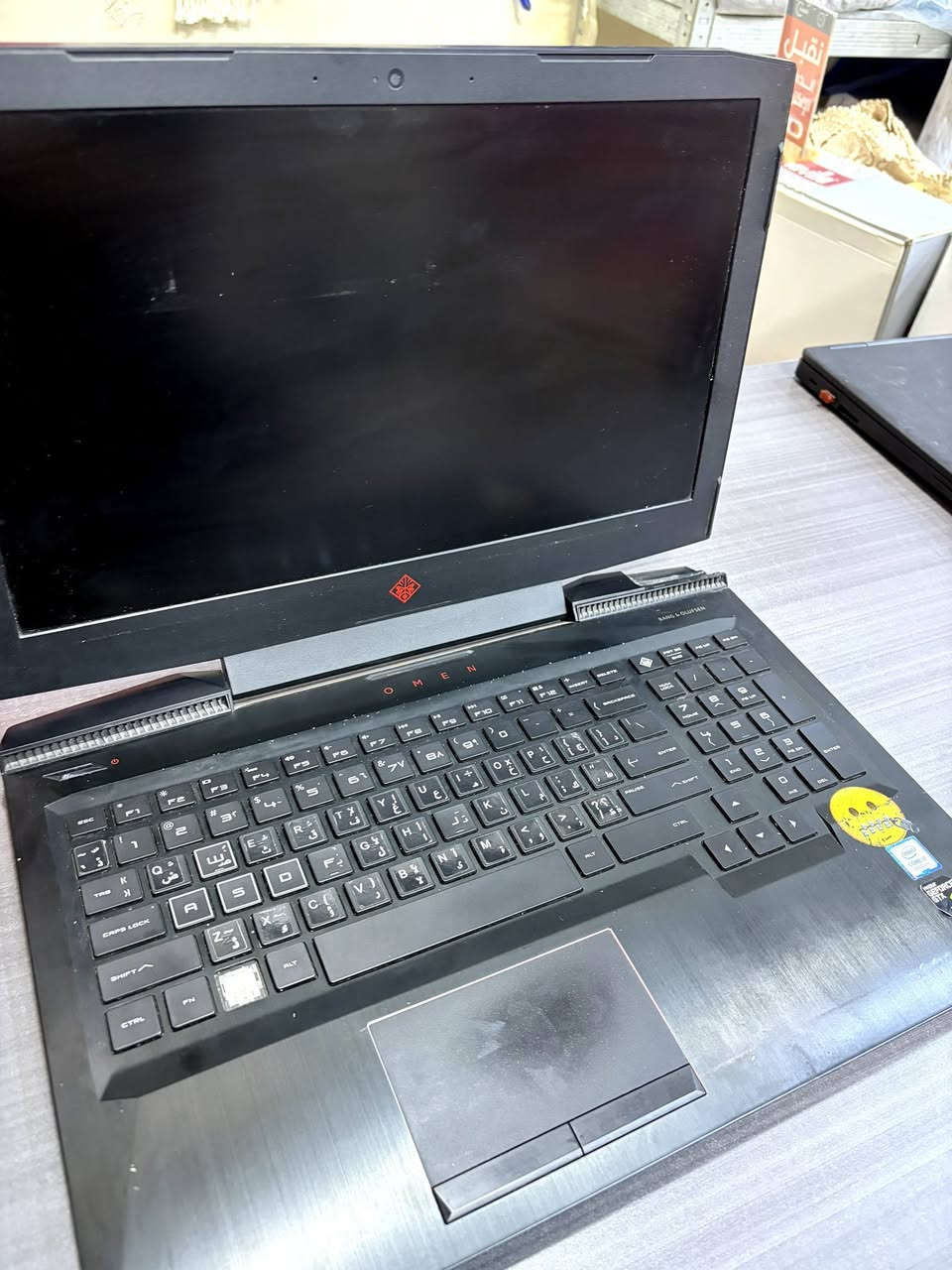 السلام عليكم السلام عليكم ورحمة الله وبركاته
لابتوب للبيع hp omen 

المواصفات : 
Intel(R) Core(TM) 17-8750H CPU
NVIDIA GeForce GlX 1060 6gb
الرام 16 gb 
مساحة التخزين 1tb ssd nvme وhdd 

المكان النجف الاشرف 
للتواصل المراسله على الماسنجر او الواتساب 
الرقم : ***********
