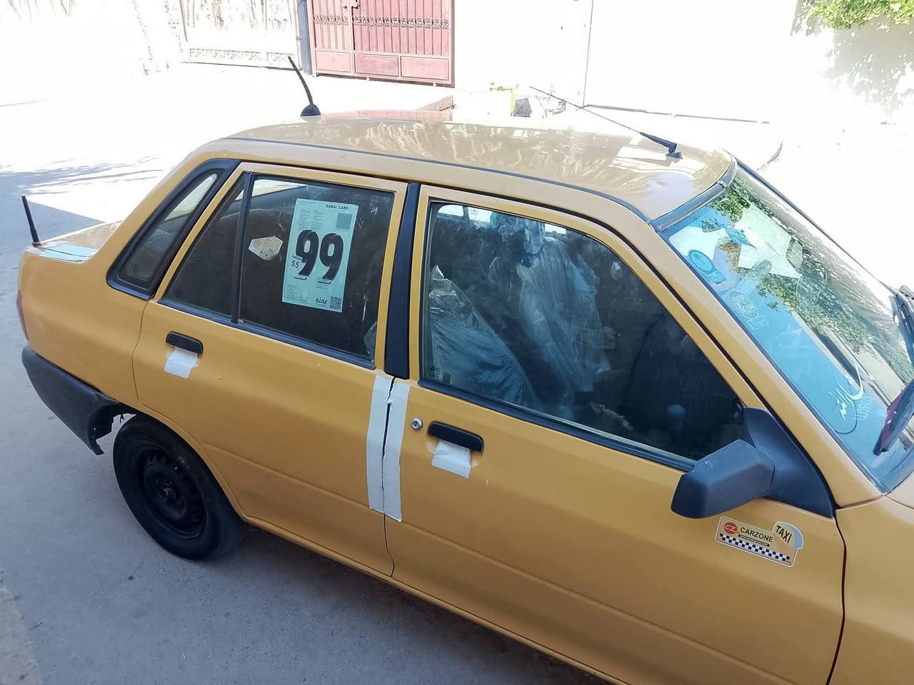 سايبا للبيع موديل 12 رقم بغداد مشروع وطني صاحبها بكركوك سياره نضيفه  بطاقه بنزين موجود تبريد شغال سعر 20 وبيها مجال ان شاء الله شراي اتصل ***********
