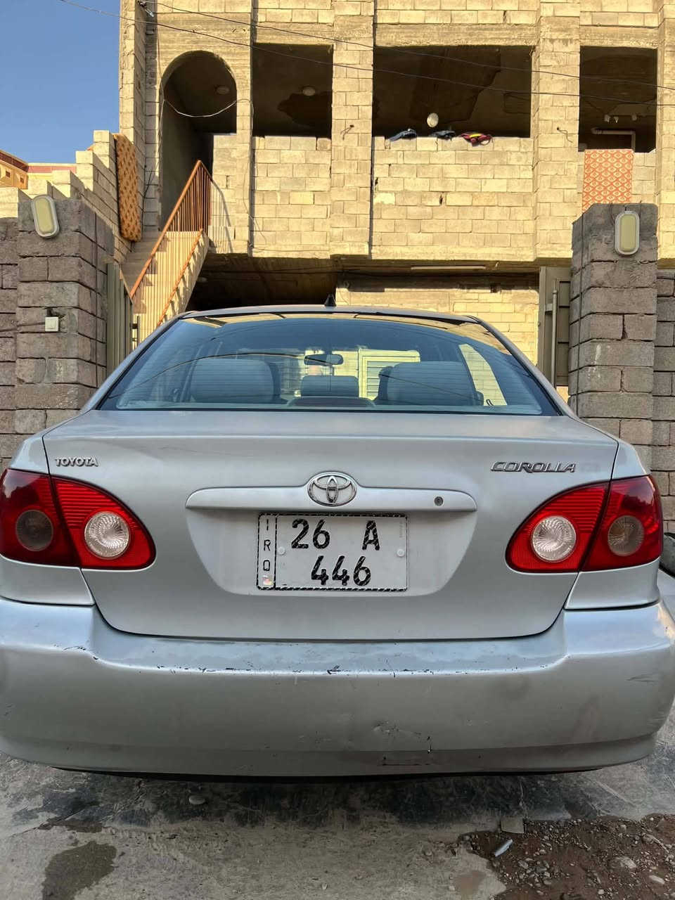 السياره موديل ٢٠٠٤
كورلا نحله وارد امريكي 

السياره ما بيهه اي ضرر ولا صبغ ولا مبدله بيهه قطعه بيهه طخه بسيطه بالدوسه الجوه كلش بسيطه 

تخم تاير جديد 

كهربائيات دينمو راديتر جديده تبريد ثلج

السياره ما. بيهه اي نقص 

محرك 1800 

سنويه لل2031بنهايتهه يلا تسقط 

رقم مميز 

***********رقم صاحب السياره

المكان الانبار الفلوجه 

السياره سعرهه 90$ورقه وبيهه مجال
