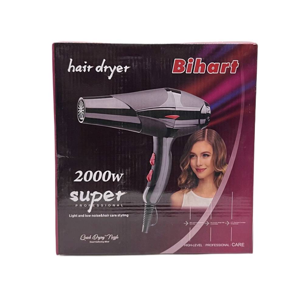 مجفف شعر Bihart Super Professional بقدرة 2000 واط

مجفف شعر عملي من Bihart مصمم للاستخدام اليومي، يجمع بين القوة والتصميم الاحترافي للعناية وتصفيف الشعر.

 • قدرة تشغيل 2000 واط
 
• تصميم يدوي مريح مع أزرار تحكم جانبية
 
• يعمل على كهرباء AC 220V – 50Hz
 
• مرفق فوهة تركيز (Quick Drying Nozzle) لتحسين توجيه الهواء

 • القدرة: 2000 واط
 • الجهد الكهربائي: AC 220V
 • التردد: 50Hz

محتويات العلبة:
 • مجفف شعر Bihart
 • فوهة تركيز الهواء (Nozzle)