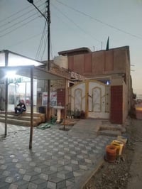 ، دار سكن في حي الجهاد ركن على شارعين في شارع جامع فاطمة الزهراء، المس...