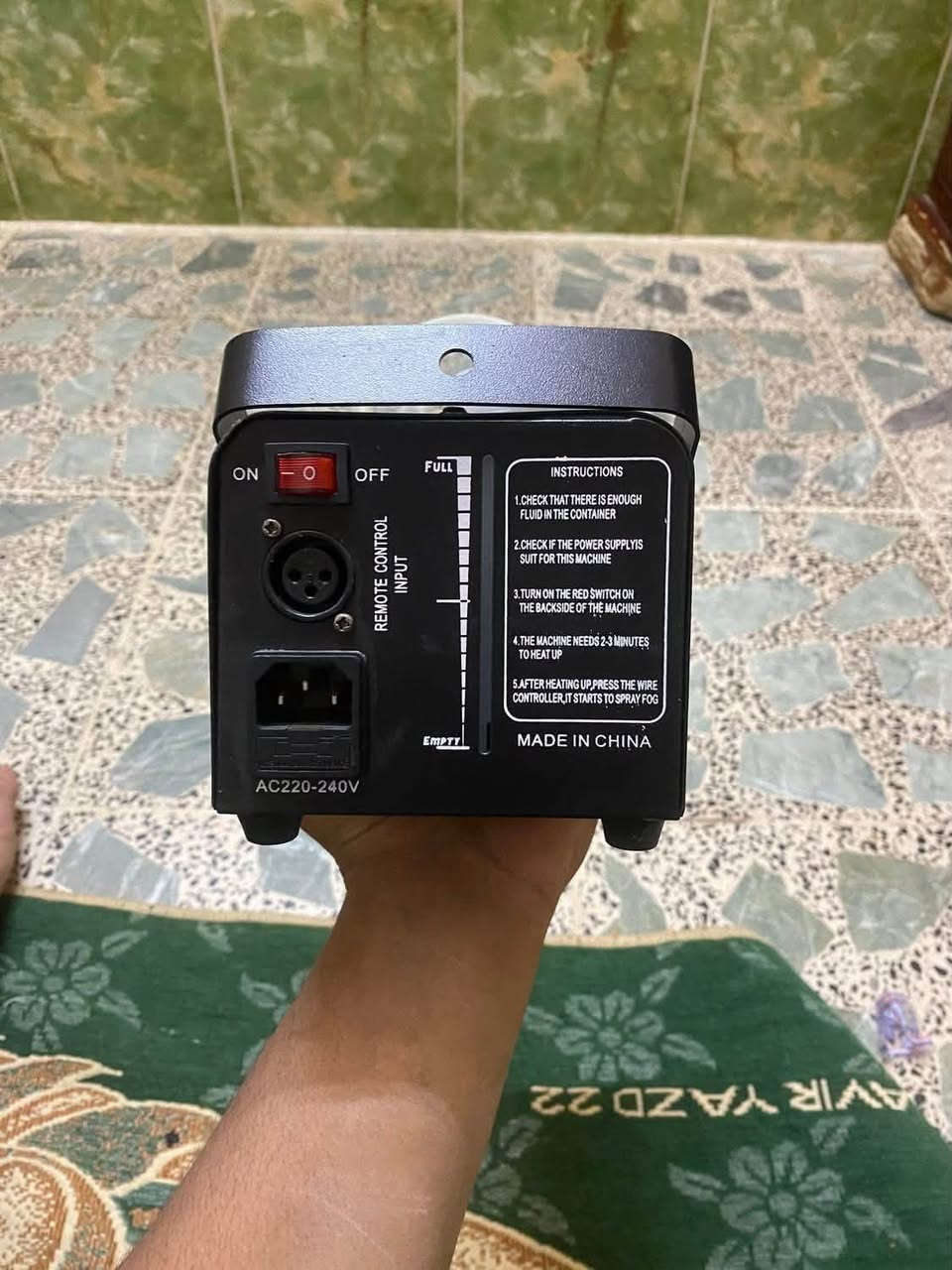 سلام عليكم
جهاز دخان مال حفلات وبي نشره لد

٢٥ الف مع التوصيل
واتساب ***********
