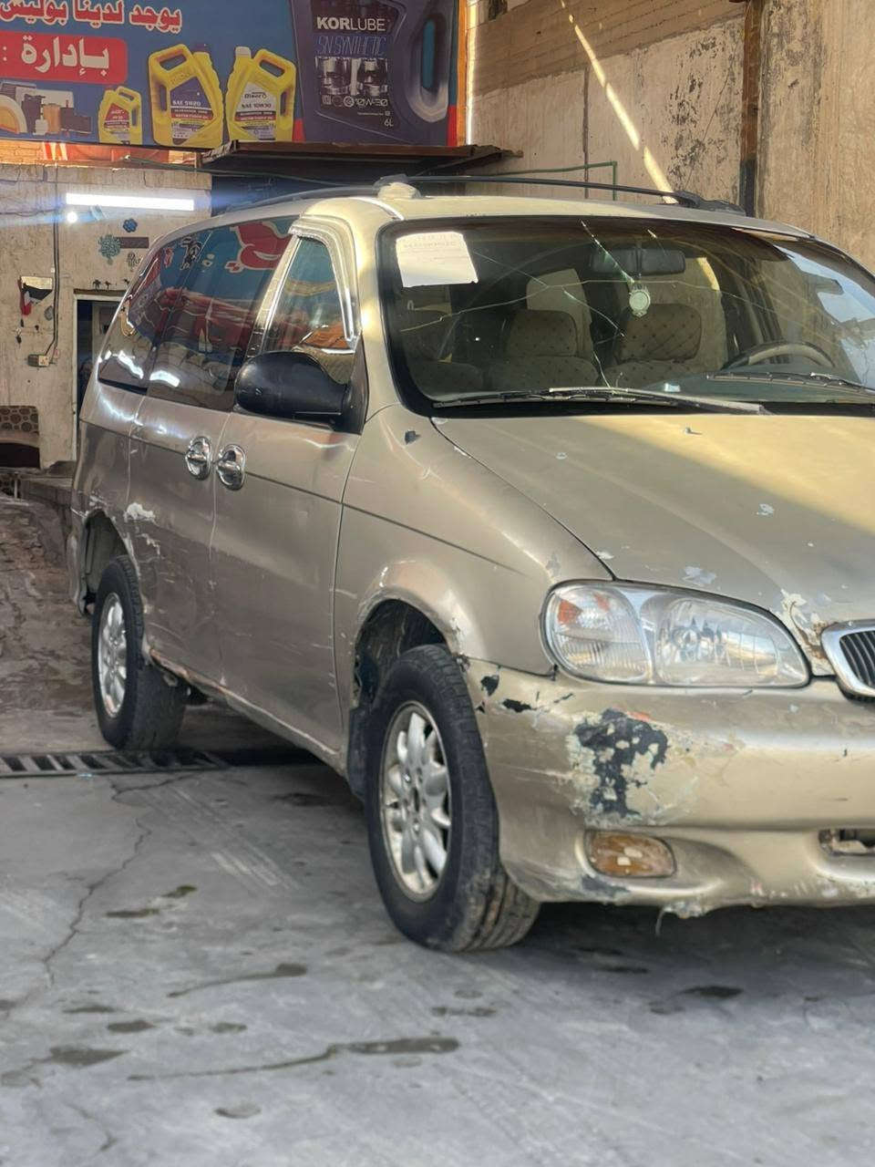 كيا كرنفال للبيع ب30 $ وبيه مجال
رقم بصرة الماني باسمي التحويل فقط بالبصرة
 مكان السيارة نجف ‭***********‬  // *********** 
مكلف بالنشر الشراي يتصل ع الرقم
محرك اصل بانزين محور افلون ياباني گير اوتوماتيك
