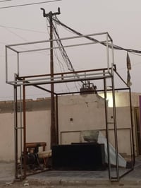 محل ناقص • ارتفاع ٤م • قابل رفع بكرين