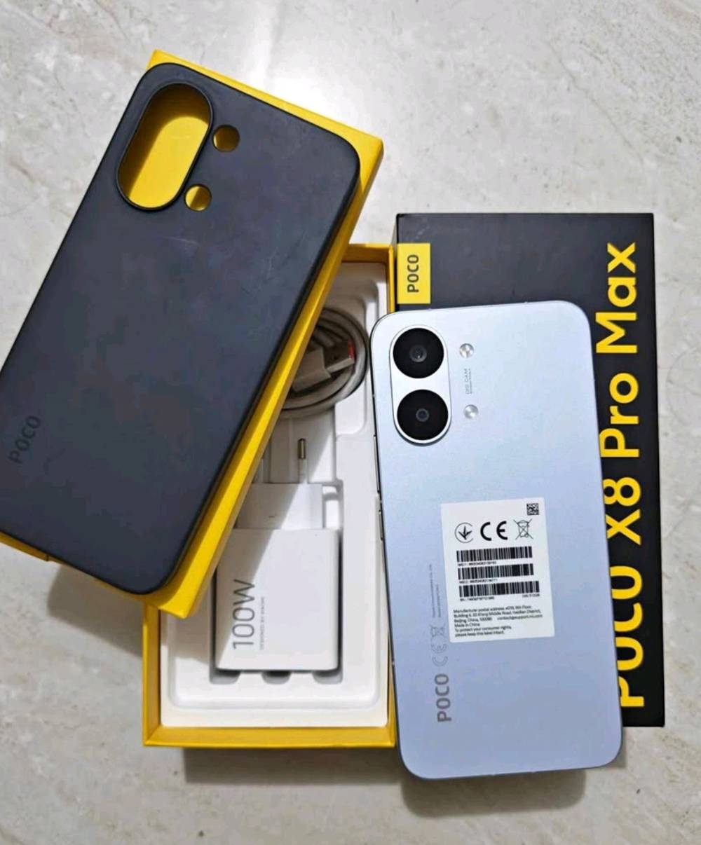 جهاز Poco X8 pro max لون ابيض جديد مستعمل قليل جدا
ضمان شركة نازو كروب 18 شهر
صحة البطارية 100% عدد دورات الشحن 23 فقط
ذاكرة 512 رام 12 بطارية 8500 ملي امبير شحن 100 واط
للبيع فقط بسعر 725 الف قفل مابي مجال
 
للاتصال *********** متوفر واتس اب
رجاءا عزيزي اذا ميعجبك السعر اعبر المنشور فضلا وليس امرا
تكدر تشتري جديد ب886 الف وتريح بالك