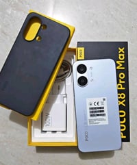 جهاز Poco X8 pro max لون ابيض جديد مستعمل قليل جدا ضمان شركة نازو كروب...