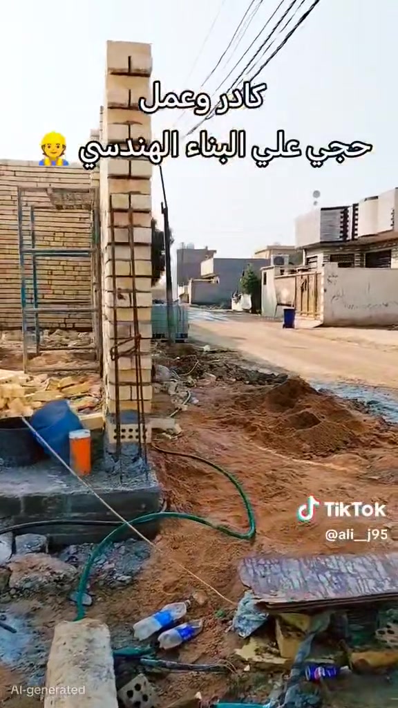 سلام عليكم خلفه بناء متفرق حالين اشتغل طابوق +بلوك وبنسب الأسعار شغل درجه أولى انتصل وتدلل ***********
