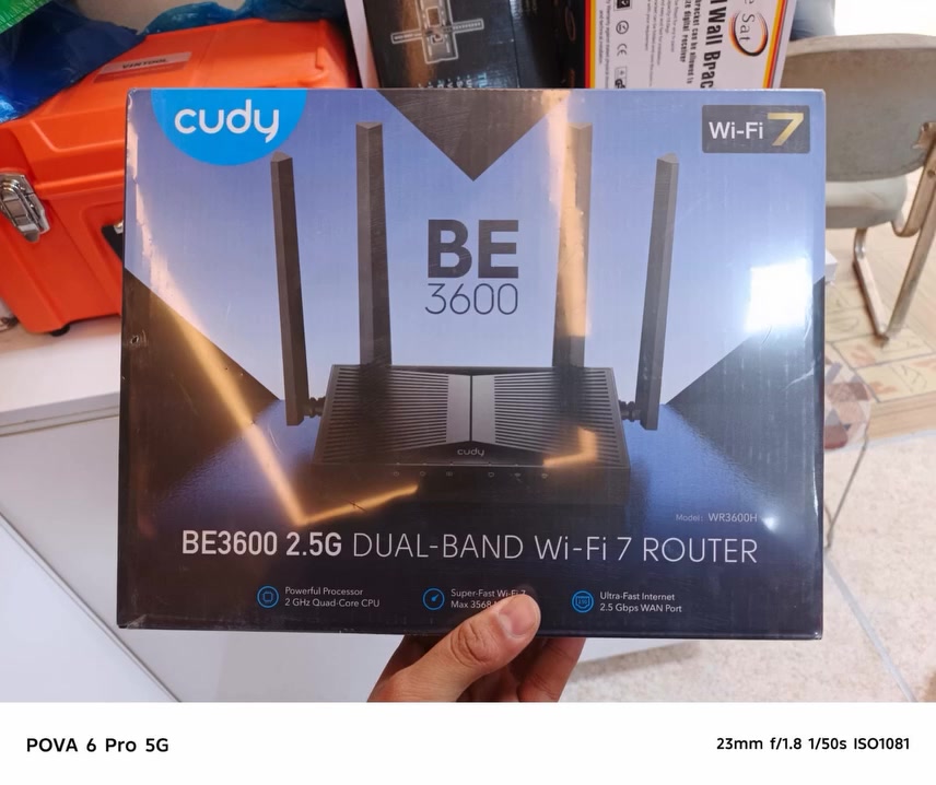 🔥🔥 وصل الجيل الجديد من الواي فاي! 🔥🔥
🚀 Cudy BE3600 – Wi-Fi 7 موديل WR3600H
إذا تريد راوتر حديث، سريع، ويتحمل الأجهزة والألعاب والستريمنگ… هذا الجهاز إلك 👌
⚡ Wi-Fi 7 بسرعة تصل إلى 3.6Gbps 📶 5GHz بسرعة تصل إلى 2882Mbps 📶 2.4GHz بسرعة تصل إلى 688Mbps 🚀 تقنية MLO لسرعة واستقرار أفضل ⚡ 2.5G WAN للإنترنت فائق السرعة 🔌 4 منافذ Gigabit LAN 🧠 معالج Quad-Core 2GHz 💾 512MB RAM 📡 4 هوائيات + Beamforming 🎮 OFDMA + MU-MIMO للألعاب والأجهزة المتعددة 🛡️ حماية WPA3 🔗 يدعم Mesh 🔐 يدعم VPN 📱 تحكم وإعداد كامل من تطبيق Cudy
🎮 للگيمرز:
PS5 🎮 | Xbox 🎮 | PC 🖥️
استقرار أفضل واتصال أقوى مع الأجهزة الحديثة.
📺 للي يحب 4K Streaming:
شاهد، حمّل، والعب بدون ما تخنق الشبكة بسهولة حتى مع وجود أجهزة متعددة.
🏠 للبيوت الحديثة:
إذا عندك أجهزة هواية، موبايلات، شاشات، كاميرات وأجهزة ذكية وتريد راوتر يتحمل… الـ BE3600 خيار قوي.
💥 Wi-Fi 7 + 2.5G = استثمار للمستقبل
📍 متوفر لدى مكتب الدقة للكاميرات والإنترنت 📲 للطلب والاستفسار: ***********
#Cudy #BE3600 #WR3600H #WiFi7 #2_5G #Gaming #PS5 #Xbox #PC #راوتر #واي_فاي7 #مكتب_الدقة
